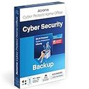 Acronis Cyber Protect Home Office 2023 , Advanced , 500 GB Cloud-Space , 1 PC/Mac , 1 Year , Windows/Mac/Android/iOS , Internet Security with Backup , Activation Code by post