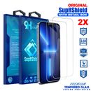2X Tempered Glass Screen Protector Fr iPhone SE 11 12 13 14 15 Pro XS Max 8 XR X