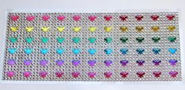 Selbstklebend Luxus Schmetterling Edelsteine großes Blatt Netz Porto Rabatte