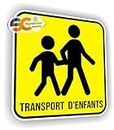 Sticker Transport d'enfants (10 cm x 10 cm) Autocollant