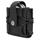 NEXT STATION Handcuff Holster,Handcuff Pouch for Duty Belt,Adjustable Handcuff Case Fits ASP,Hinged,Chain,Rigid Handcuffs,Law Enforcement Cuff Holder Securely Carry and Protect Your Handcuffs