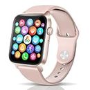 Smart Watch for Women with Bluetooth Call 1.9" HD Touch Screen Fitness Tracker with Heart Rate Sleep Monitor SpO2 116 Sports Modes IP68 Waterproof Smartwatch for Android iOS AI Voice (Pink)