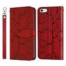 Aimigel Apple iPhone 6,Apple iPhone 6s Case Wallet Case ​with Card Slot Ultra Slim Flip Folio PU Leather Stand Shell for iPhone 6,Full Protection Phone Cover for Apple iPhone 6/6s(4.7 inch),Red