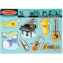 Melissa & Doug - Musical Instruments Sound Puzzle - 8pcs