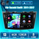 6G+128GB Android13 GPS Für Suzuki Swift IV FZ 2011-2017 Autoradio CarPlay DAB AM