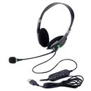 USB Universal Headset Noise Cancelling Wired Headphones With Microphone for PC