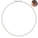 Perlenkette Weiss Chain Necklace Mann Damen Perlen Kette choker jewellery men