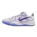 Nike Kobe Grade School Basketball Shoe White/Court Purple-White FN0266-101 4Y