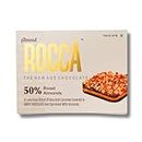 Rocca Chocolates | Classic Almond Brittle Pack of 6 | Gourmet Dark Chocolate with Caramel & Roasted Almonds | As Seen on Shark Tank | Chocolate Gifting | Gluten Free | 50% Nuts - 108 Gms