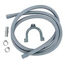FIND A SPARE Drain Hose Extension Pipe Kit 2.5m For Washing Machine Washer Dryer Dishwasher