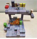 10 x blocchi da costruzione cubo magnetico fai da te Minecraft figure giocattoli assemblati impilabili