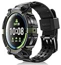 SUPCASE Unicorn Beetle Pro Series Case for Galaxy Watch 5 Pro 45mm 2022 Release, Rugged Protective Case with Strap Bands (Guldan)