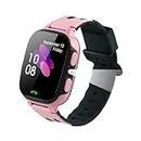 sekyo S2 Pro Calling Smart Watch Phone | Kids Smart Watch for Boys & Girls | 2-Way Voice Calling | Sim Card | Selfie Camera | Parent Control App | Voice Chat | Long Battery Life - Pink