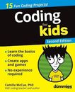 NEW Coding For Kids For Dummies By Camille McCue Paperback Free Shipping