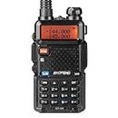 BAOFENG GT-5R Talkie-walkie amélioré Double Bande UHF VHF Radio bidirectionnelle Longue portée Radio Amateur Portable avec 144-146/430-440 MHz, 128 canaux, Batterie 1800 mAh, Prise en Charge Chirp