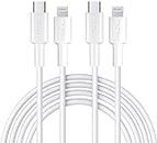USB C to Lightning Cables 10ft, 2-Pack [Apple MFi Certified] 10 Feet Super Long iPhone PD Fast Charger Compatible with iPhone 14 Pro Max/13/12/11/X/XS/8, iPad Air/Air Pods, Supports Power Delivery