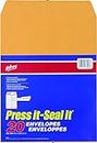 Hilroy Press-It Seal-It Kraft Envelopes, 10 X 13-Inch, 20-Count, Suntan (76046)