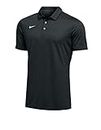 Nike Mens Dri-FIT Short Sleeve Polo Shirt (Small, Black)