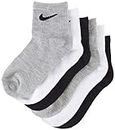 NIKE Athletes Kids Anklet Socks (6 Pairs) 10C-3Y Shoe/ 5-7 Sock