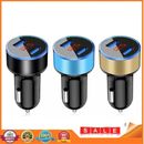 Digital Auto Charger Fast Charging Cell Phone Charger Dual Ports Car Accessories