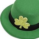 Enakshi Hat Shaped Hair Clip St Patrick's Day Barrettes Girls Teens Shamrock Dark Green |Clothing, Shoes & Accessories | Womens Accessories | Hair Accessories