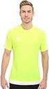 adidas Men's Estro 15 Soccer Jersey, Mens, S1506GHTM004, Solar Yellow/White, Medium