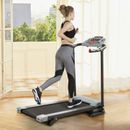 Folding Treadmill Electric Motorized Running Machine Fitness Home w/LCD Display
