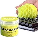COLORCORAL Keyboard Cleaner Universal Dust Cleaning Gel for Keyboard Reusable PC Laptop and Computer Vacuums Cleaners Accessories Dust Removal Gel Home Office Electronic Kit Computer Putty