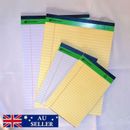 A4 Legal Pads Wide Ruled, Lined Note Pads Paper, 50 Sheets Writing Pad 1-10Pack