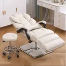 Beauty chair can lie down and lift facial mask embroidery skin care recliner multi-purpose beauty