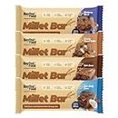 Beyond Food Millet Bar - Assorted, 240GM (40G X 6 Pack) - No Added Sugar, High Fiber & Protein, Whole Nutrition, Gluten-Free with Ragi, Jowar, Bajra, Almonds, Natural Flavors & Honey Coco