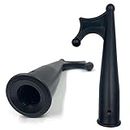 Window Pole Opener Hook, Durable Plastic Loft Hatch, and Ladder Pole Hook that Fits in Screw Thread Metal Rod, Skylight Opening Pole Hook for Blinds, Sash, or Velux Windows (Window Hook Only)