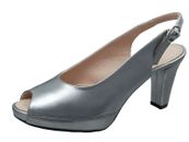 Dorking  Blesa Zapatos De vestir Para Mujer Tacón Plata Piel D6604 