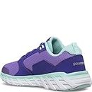 Saucony Kids Girls Wind 2.0 Running Shoe, Purple, 13.5 M US