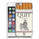 Head Case Designs Quit Ispirato Ai Pacchetti di Sigarette Custodia Cover in Morbido Gel Compatibile con Apple iPhone 6 Plus/iPhone 6s Plus