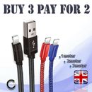 Heavy Duty USB Charger Sync Wire Cable Lead for iPhone 11 XR XS 8 7 6s iPad AIR