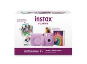 Fujifilm INSTAX Mini 7+ Bundle (10-Pack film, Album, Camera Case, Stickers)