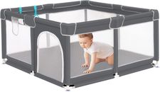 BRIAN & DANY Baby Playpen, 128 * 128 cm Playpen para bebés, seguridad resistente