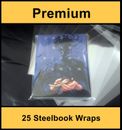 Premium Blu-Ray / DVD Steelbook Protective Wraps / Sleeves (Pack of 25)