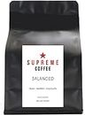 SUPREME COFFEE - Balanced | Whole Beans | Medium Roast | Specialty Arabica Coffee | Brazilian Origin | Ethical & Carbon-Neutral | 200g (pack of 1)