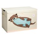 3 Sprouts kids Toy Chest - Storage Trunk For Boys & Girls Room, Otter, Polyester | 15 H x 14.5 W x 24 D in | Wayfair UTCOTR