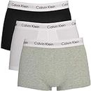 Calvin Klein Calecon Jeans 3p Low Rise Trunk 998 Black/White/Grey Heather M