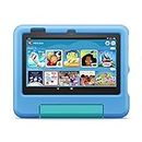 Amazon Fire 7 Kids tablet, ages 3-7. Top-selling 7" kids tablet on Amazon - 2022 | ad-free content with parental controls included, 10-hr battery, 16 GB, Blue