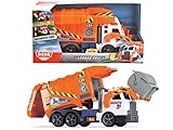 Dickie Toys Action Series Garbage Truck, Orange, Kid