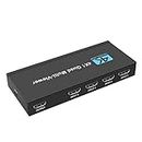 4K MultiViewer Seamless Quad Screen Real Time Viewer Splitter HDMI Switcher HDMI Multi-Viewer Switch 4x1