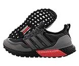 adidas mens Ultra Boost, Core Black-grey Three-shock Red, 7.5