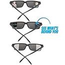 Spy Glasses for Kids in Bulk - (Pack of 3) Spy Sunglasses w/Rear View to See Behind You, for Fun Party Favors, Spy Gear Detective Gadgets Gift for Boys & Girls