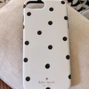 Kate Spade Cell Phones & Accessories | Kate Spade New York Black Cream Gold Logo Polka Dot Iphone Case Fits 6/7/8 Plus | Color: Black/Cream | Size: Iphone 6/7/8 Plus