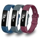 Greeninsync Fitbit Alta HR Replacement Band, Fitbit Alta Accessory Bands Large Watch Buckle Wristbands for Fitbit Alta/Fitbit Alta HR Strap Bracelets W/Same Color Metal Clasp and Fastener (3Pack)