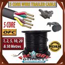 5 Core Wire Trailer Cable Power Cable Automotive Boat Caravan Truck Coil V90 PVC